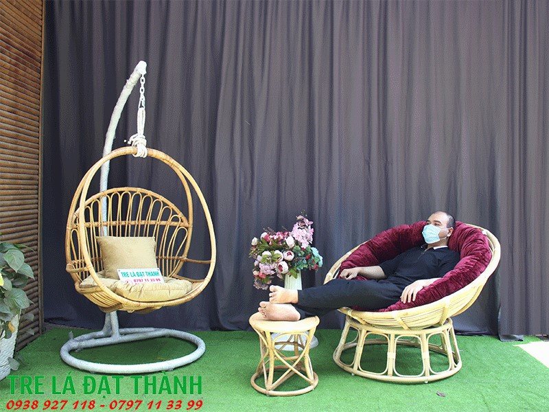 Ghế Mây Lắc Lư - GMLL006